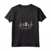 Donna Barbados Heartbeat ECG Pride Bandiera Barbados Roots Souvenir Maglietta - Mostra il tuo Orgoglio Barbados!
