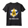 Bandiera Patriottica Barbados Vintage - Maglietta Pride Independence Day per Compleanno, Natale, Anniversario - Ideale per Familiari e Amici