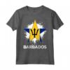 Bandiera Patriottica Barbados Vintage - Maglietta Pride Independence Day per Compleanno, Natale, Anniversario - Ideale per Familiari e Amici
