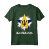 Bandiera Patriottica Barbados Vintage - Maglietta Pride Independence Day per Compleanno, Natale, Anniversario - Ideale per Familiari e Amici