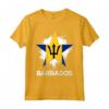 Bandiera Patriottica Barbados Vintage - Maglietta Pride Independence Day per Compleanno, Natale, Anniversario - Ideale per Familiari e Amici