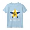Bandiera Patriottica Barbados Vintage - Maglietta Pride Independence Day per Compleanno, Natale, Anniversario - Ideale per Familiari e Amici