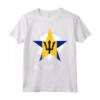 Bandiera Patriottica Barbados Vintage - Maglietta Pride Independence Day per Compleanno, Natale, Anniversario - Ideale per Familiari e Amici