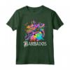 Barbados Maglietta - Souvenir Unico dei Caraibi per Mostrare il Patriottismo - Ideale per Viaggiatori