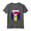 Costa Rica Barbados Bandiera Costa Rica Barbados Cerniera - Mix Heritage Hispanic Flag - Ideale per Orgoglio Latino e Heritage Month - Acquista Online!