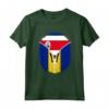Costa Rica Barbados Bandiera Costa Rica Barbados Cerniera - Mix Heritage Hispanic Flag - Ideale per Orgoglio Latino e Heritage Month - Acquista Online!
