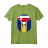 Costa Rica Barbados Bandiera Costa Rica Barbados Cerniera - Mix Heritage Hispanic Flag - Ideale per Orgoglio Latino e Heritage Month - Acquista Online!