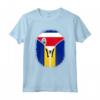 Costa Rica Barbados Bandiera Costa Rica Barbados Cerniera - Mix Heritage Hispanic Flag - Ideale per Orgoglio Latino e Heritage Month - Acquista Online!