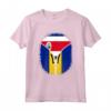Costa Rica Barbados Bandiera Costa Rica Barbados Cerniera - Mix Heritage Hispanic Flag - Ideale per Orgoglio Latino e Heritage Month - Acquista Online!