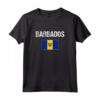 Barbados Bandiera Barbadiana Barbados Maglietta - Leggera e Taglio Classico - Ideale per Mostrare l'Orgoglio Nazionale