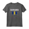 Barbados Bandiera Barbadiana Barbados Maglietta - Leggera e Taglio Classico - Ideale per Mostrare l'Orgoglio Nazionale