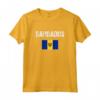 Barbados Bandiera Barbadiana Barbados Maglietta - Leggera e Taglio Classico - Ideale per Mostrare l'Orgoglio Nazionale