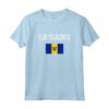 Barbados Bandiera Barbadiana Barbados Maglietta - Leggera e Taglio Classico - Ideale per Mostrare l'Orgoglio Nazionale