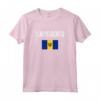Barbados Bandiera Barbadiana Barbados Maglietta - Leggera e Taglio Classico - Ideale per Mostrare l'Orgoglio Nazionale