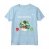 Barbados sta chiamando e devo andare alle Barbados - Maglietta Souvenir con Bandiera e Telefono - Ideale per Mostrare il Patriottismo Barbados