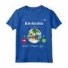 Barbados sta chiamando e devo andare alle Barbados - Maglietta Souvenir con Bandiera e Telefono - Ideale per Mostrare il Patriottismo Barbados