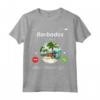 Barbados sta chiamando e devo andare alle Barbados - Maglietta Souvenir con Bandiera e Telefono - Ideale per Mostrare il Patriottismo Barbados