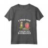 Donna I Told You - Road Trip Barbados Souvenir Popcorn Travel Maglietta con Collo a V - Souvenir Divertente da Viaggio