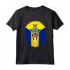 Cerniera ecuadoriana Barbados Bandiera - Maglietta Heritage Ispanico - Regalo Orgoglio Latino