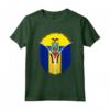 Cerniera ecuadoriana Barbados Bandiera - Maglietta Heritage Ispanico - Regalo Orgoglio Latino