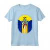 Cerniera ecuadoriana Barbados Bandiera - Maglietta Heritage Ispanico - Regalo Orgoglio Latino