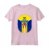 Cerniera ecuadoriana Barbados Bandiera - Maglietta Heritage Ispanico - Regalo Orgoglio Latino