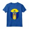 Cerniera ecuadoriana Barbados Bandiera - Maglietta Heritage Ispanico - Regalo Orgoglio Latino