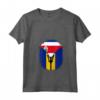 Donna Costa Rica Barbados Bandiera - Maglietta Collo a V Mix Hispanic Heritage Month Design - Regalo per Orgoglio Latino