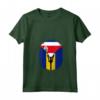 Donna Costa Rica Barbados Bandiera - Maglietta Collo a V Mix Hispanic Heritage Month Design - Regalo per Orgoglio Latino
