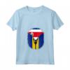Donna Costa Rica Barbados Bandiera - Maglietta Collo a V Mix Hispanic Heritage Month Design - Regalo per Orgoglio Latino