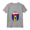 Donna Costa Rica Barbados Bandiera - Maglietta Collo a V Mix Hispanic Heritage Month Design - Regalo per Orgoglio Latino