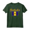 Souvenir Barbados Bandiera Barbados - Radici Bajan Maglietta - Ideale per Uomini e Donne con Orgoglio Nazionale Bajan