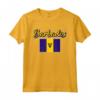 Souvenir Barbados Bandiera Barbados - Radici Bajan Maglietta - Ideale per Uomini e Donne con Orgoglio Nazionale Bajan