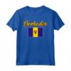 Souvenir Barbados Bandiera Barbados - Radici Bajan Maglietta - Ideale per Uomini e Donne con Orgoglio Nazionale Bajan