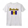 Souvenir Barbados Bandiera Barbados - Radici Bajan Maglietta - Ideale per Uomini e Donne con Orgoglio Nazionale Bajan