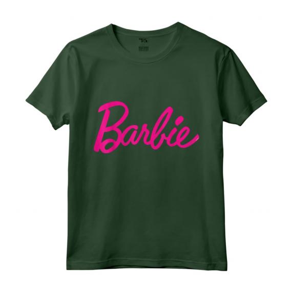T-shirt Barbie da Donna - Logo Ufficiale Multicolori - Maglietta Leggera e Taglio Classico
