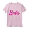T-shirt Barbie da Donna - Logo Ufficiale Multicolori - Maglietta Leggera e Taglio Classico