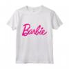 T-shirt Barbie da Donna - Logo Ufficiale Multicolori - Maglietta Leggera e Taglio Classico