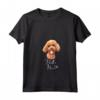Donna POODLE MOM - Maglietta BARBONCINO con Collo a V - Regalo divertente per gli amanti dei cani
