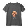 Donna POODLE MOM - Maglietta BARBONCINO con Collo a V - Regalo divertente per gli amanti dei cani