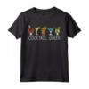 Divertente Cocktail Art per le Donne Mamma - T-shirt Cocktail Queen per Feste a Tema con Amici e Familiari