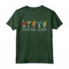 Divertente Cocktail Art per le Donne Mamma - T-shirt Cocktail Queen per Feste a Tema con Amici e Familiari