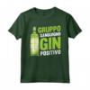 Gin Tonic Detto Divertente - Gruppo Sanguigno Gin Positivo Maglietta per Amanti del Gin - Ideale come Regalo per Baristi e Intenditori