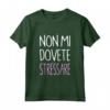 Scritta Divertente Non Mi Dovete Stressare Donna Maglietta - Maglia Umoristica per Compleanni e Feste - Ideale per Regali Ironici