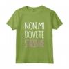 Scritta Divertente Non Mi Dovete Stressare Donna Maglietta - Maglia Umoristica per Compleanni e Feste - Ideale per Regali Ironici