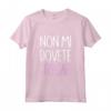 Scritta Divertente Non Mi Dovete Stressare Donna Maglietta - Maglia Umoristica per Compleanni e Feste - Ideale per Regali Ironici