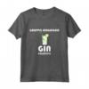 GRUPPO SANGUIGNO GIN POSITIVO - Maglietta Alcol Dicendo per gli Amanti del Gin Tonic - Ideale per Feste e Regali Divertenti