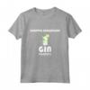 GRUPPO SANGUIGNO GIN POSITIVO - Maglietta Alcol Dicendo per gli Amanti del Gin Tonic - Ideale per Feste e Regali Divertenti