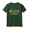 Maglietta Mojito King Love - Regalo Divertente per Amanti del Mojito - Design Vintage per Baristi e Amanti dei Cocktail