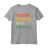 Filter Coffee Not People - Espresso Barista Cafe Coffeelover Vintage T-shirt - Perfect for Coffee Enthusiasts and Baristas